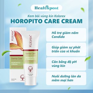 Kem dưỡng vùng kín Kolorex Horopito Care Cream 50g giảm nấm Candida, cân bằng pH & dịu nhẹ cho da nhạy cảm | Healthpost