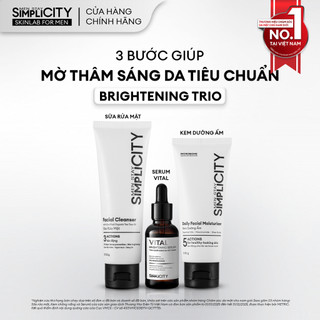 [FS] Combo Brightening Trio mờ thâm sáng da tiêu chuẩn cho nam Men Stay Simplicity