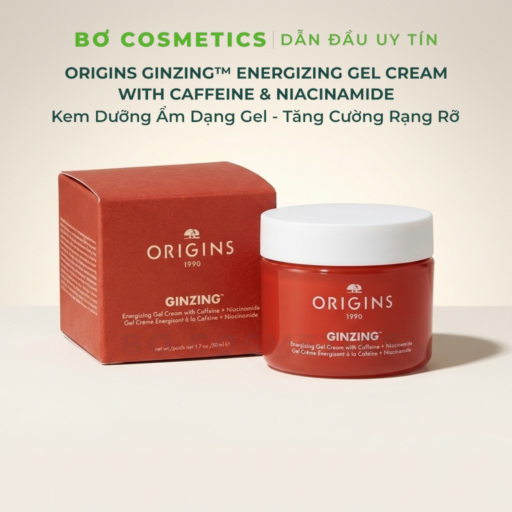 Kem Dưỡng Ẩm Origins GinZing Energizing Gel Cream 50ml l Bơ Cosmetics