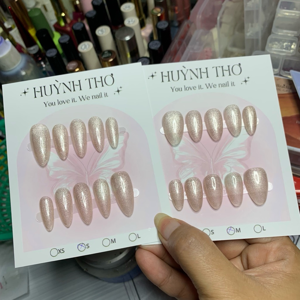 NailBox Huỳnh Thơ - Nail trơn mắt mèo KC1 siêu tôn da