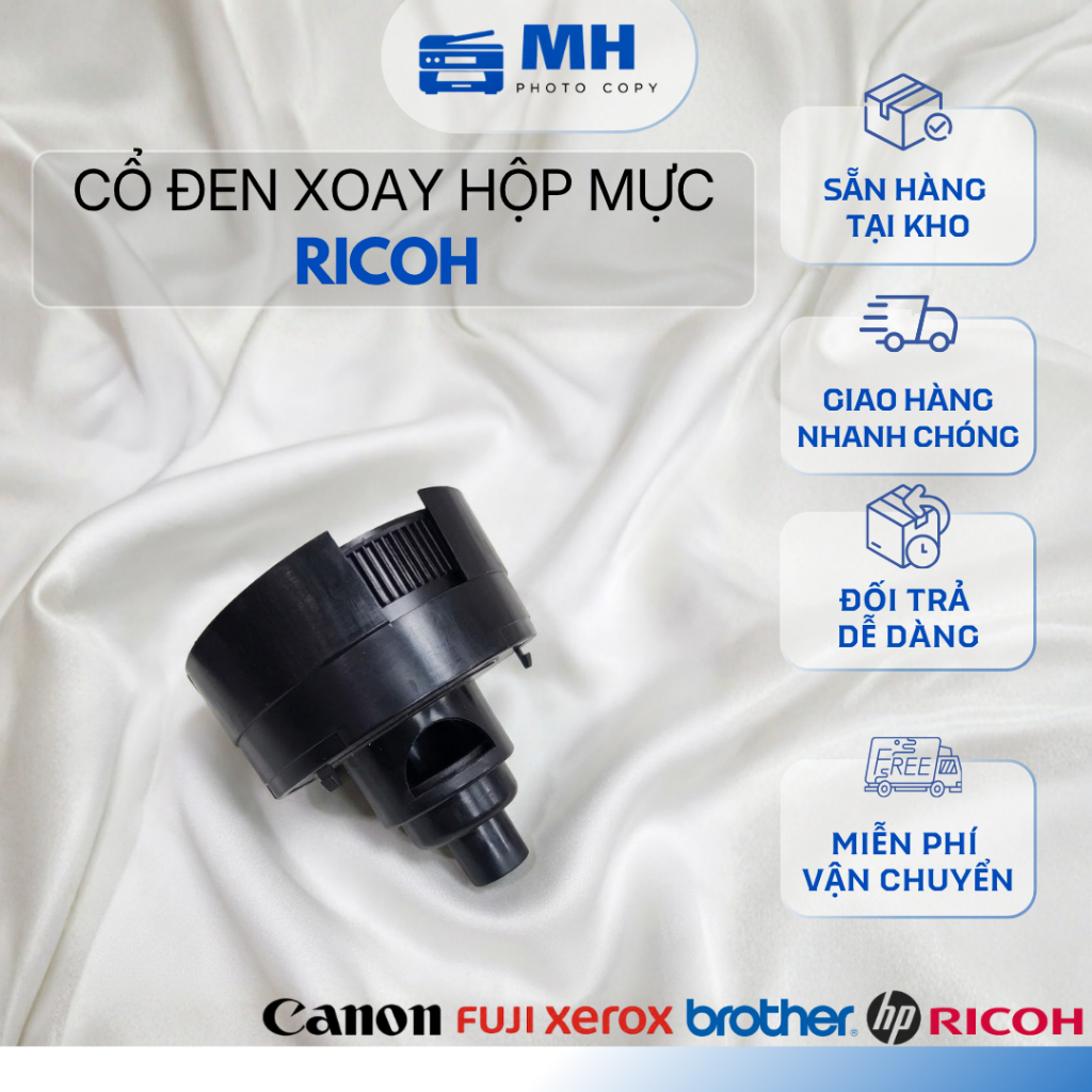 Cổ đen xoay hộp mực Ricoh 1060/ 1075/ 2060/ 6500 7500/ 8000/ 6001/ 8001/ 6002/ 6502/ 7503