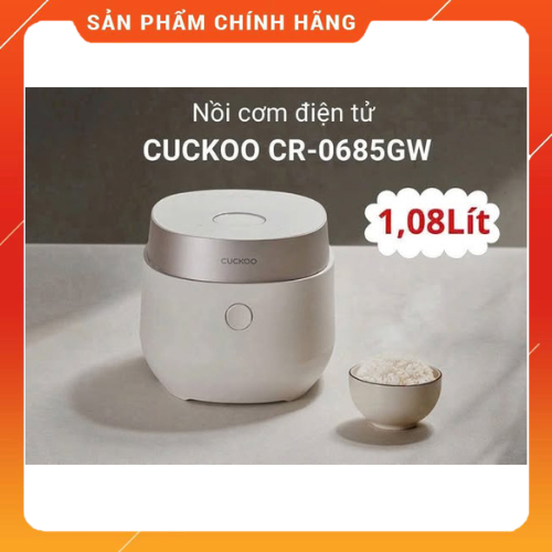 NỒI CƠM ĐIỆN CUCKOO CR-0685GW 1,08L
