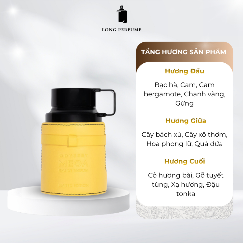 Nước Hoa Nam Armaf Odyssey Mega EDP - 10ml/2.5ml