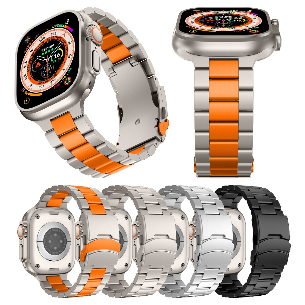 Dây Hợp Kim Titan Classic cho Apple Watch Series 4/5/6/7/8/9/SE3/10/11 & Apple Watch Ultra 1/2/3 Siz