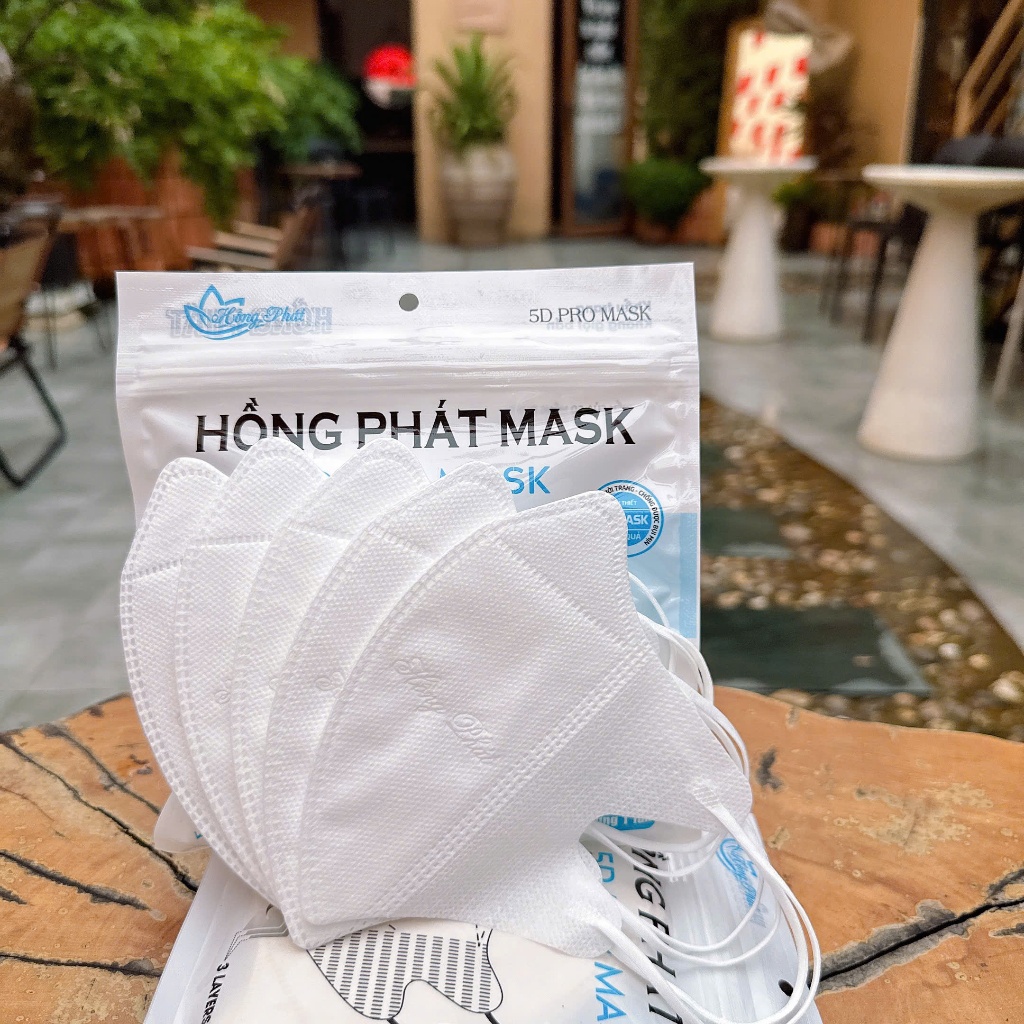 [THÙNG 100 CÁI] KHẨU TRANG 5D HỒNG PHÁT