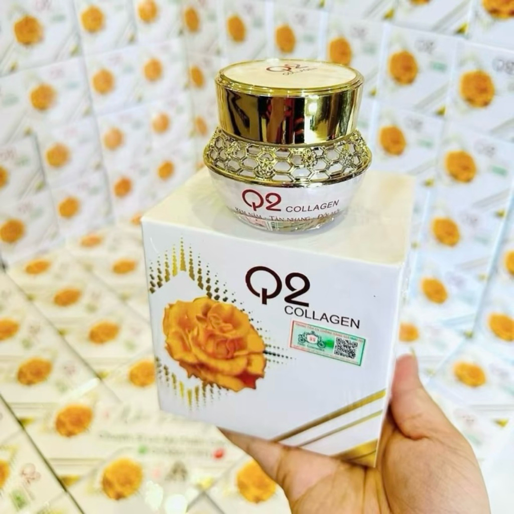 KEM Q2 NÁM COLLAGEN HỖ TRỢ GIẢM THÂM NÁM - TÀN NHANG - ĐỒI MỒI