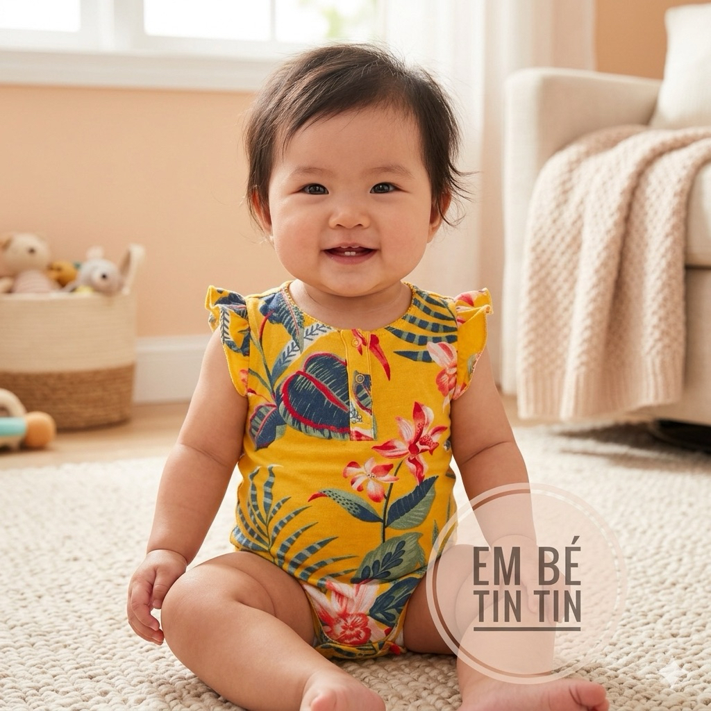 Body chip cộc tay cho bé gái