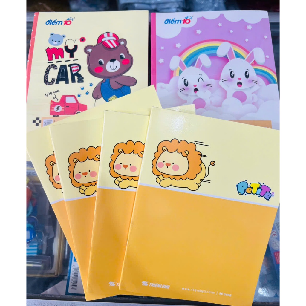 Combo 10 cuốn tập học sinh 96 trang Thiên Long Điểm 10 TP-NB053 viết là đẹp