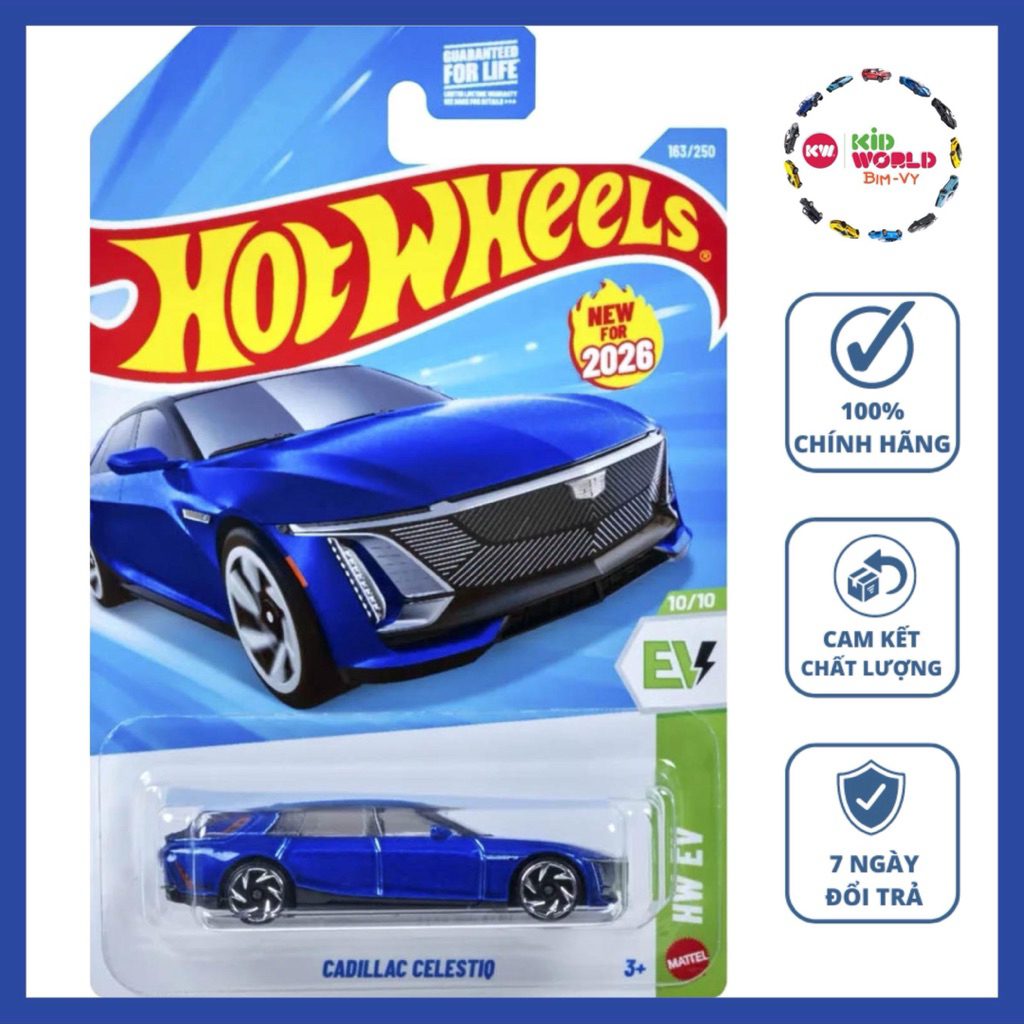 Xe mô hình Hot Wheels basic Cadillac Celestiq JJH49.