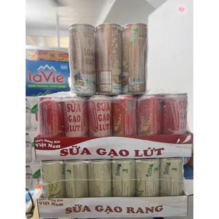 Sữa Life's Food 9 Loại Hạt,Sữa gạo rang, Đậu Đỏ 30 Lon x 240ml