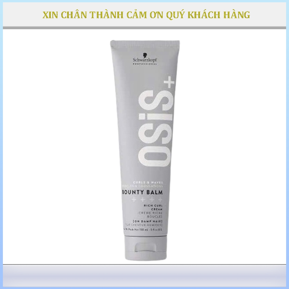 Kem tạo kiểu tóc uốn Osis Curls Wave Bounty Balm 150ml - L0