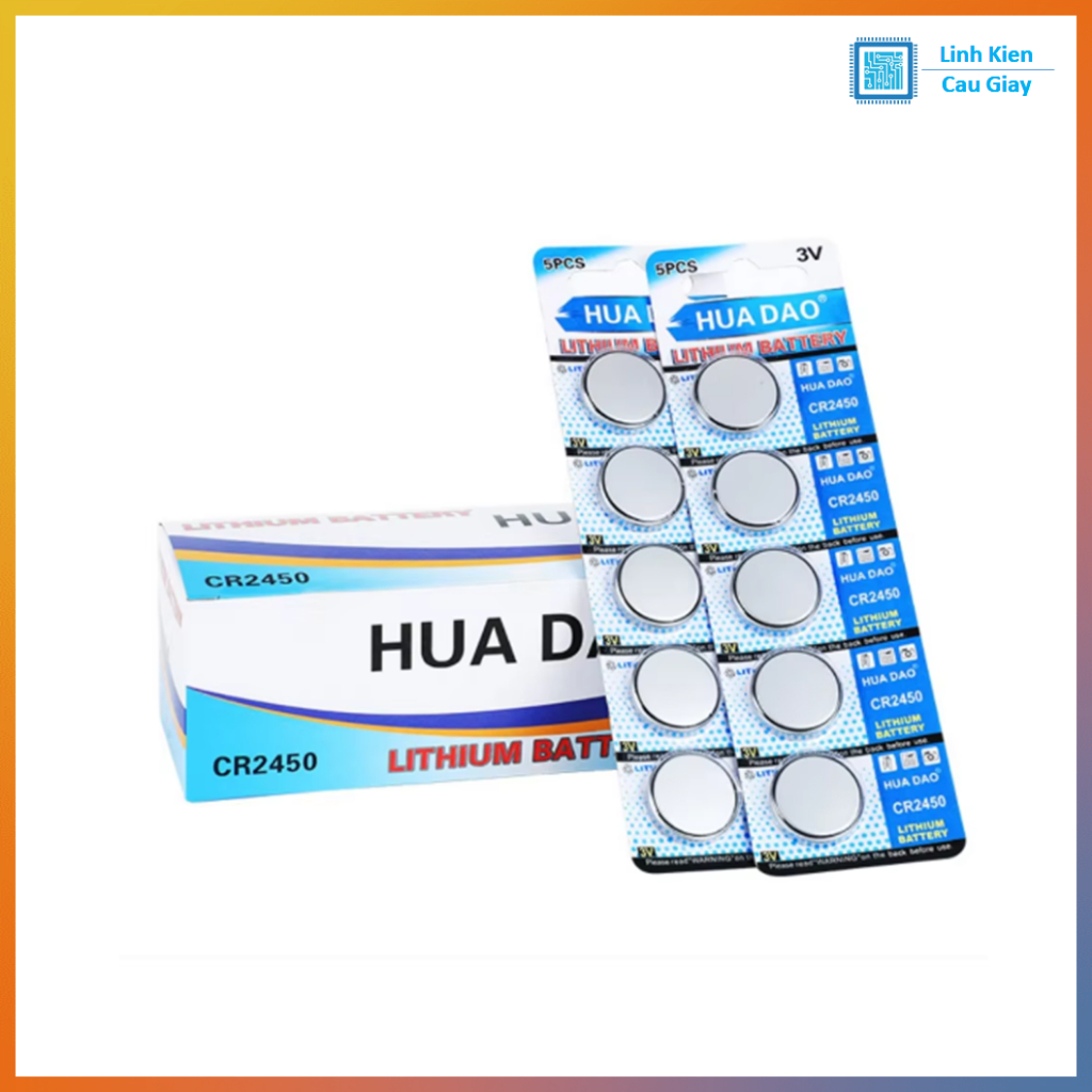 Pin CR2450 loại vỉ (5 viên)