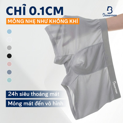 Combo 6 quần lót nam dáng trunk PROFIT mềm mại co dãn cao cấp BOXERMAN