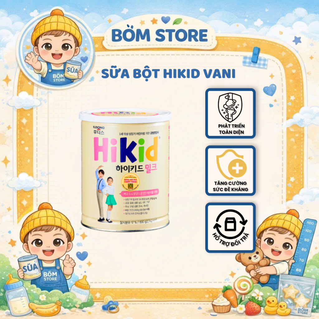 Sữa bột HIKID Vani cho bé