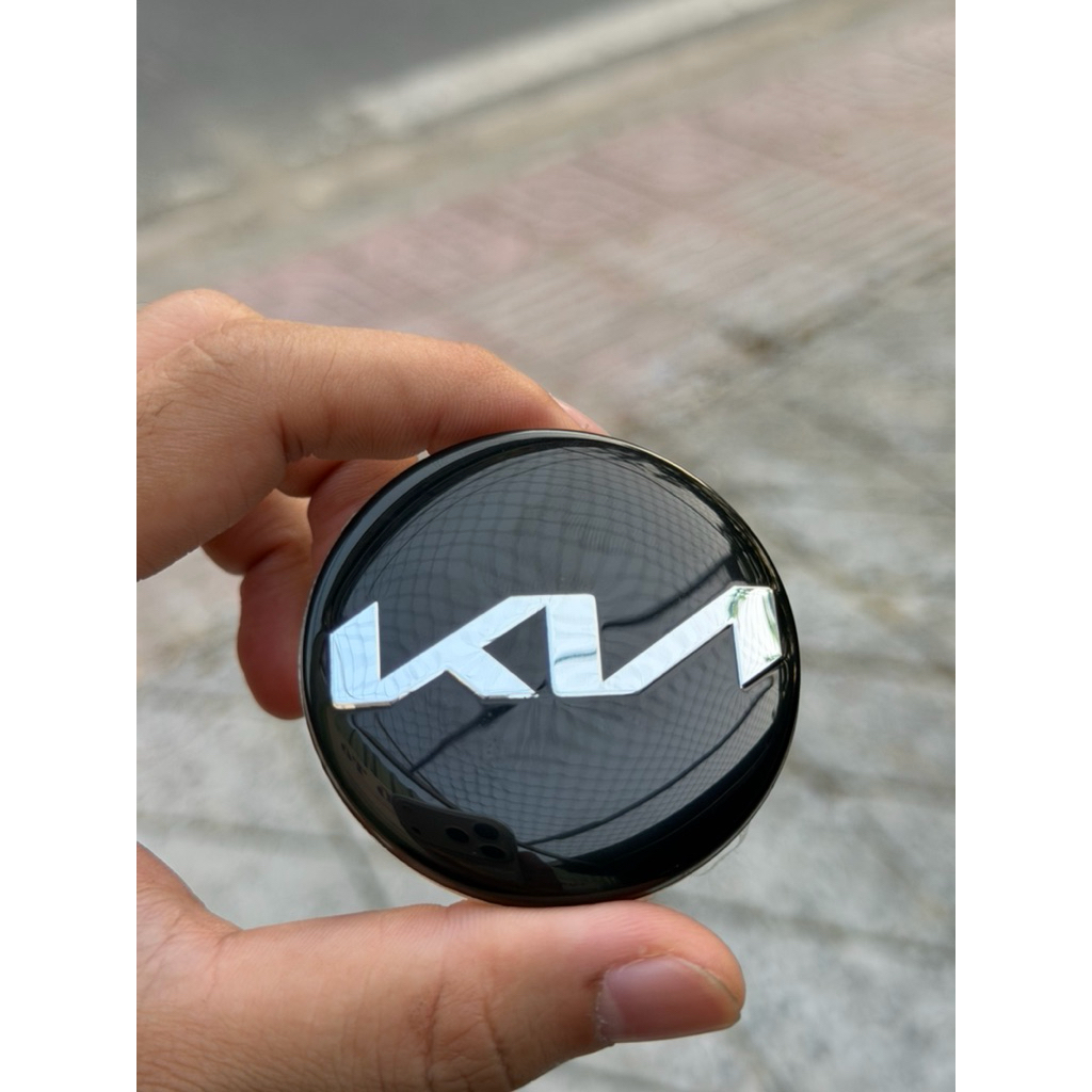 Logo Chụp Mâm, Lazang Xe KIA mẫu mới - đường kính 58mm cho các dòng xe Morning, Soluto, Sorento, Sel