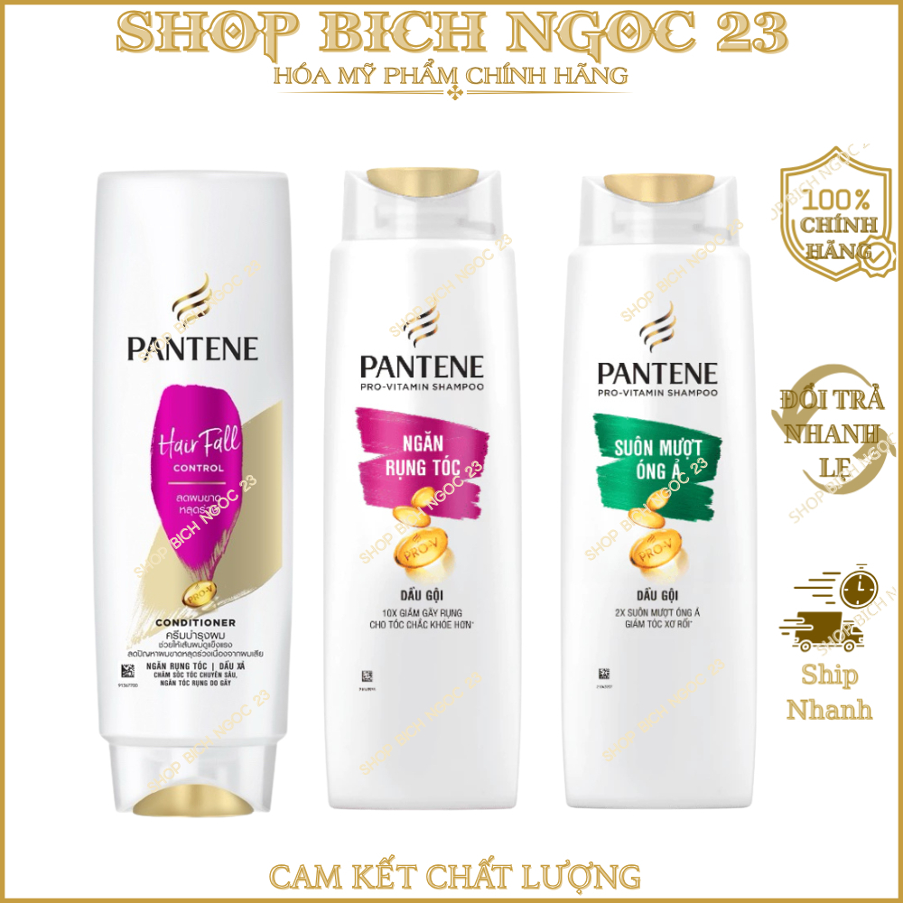Dầu Gội + Xả Pantene Ngăn Rụng 150ml, 300ml