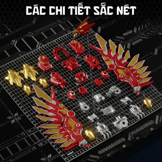 Đồ Chơi Lắp Ráp Robot Gundam Mecha Biến Hình Siêu Chiến Binh, Quái Thú 2in1 - Đồ Chơi Robot Biến Hình Sáng Tạo Cho Bé