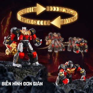 Đồ Chơi Lắp Ráp Robot Gundam Mecha Biến Hình Siêu Chiến Binh, Quái Thú 2in1 - Đồ Chơi Robot Biến Hình Sáng Tạo Cho Bé