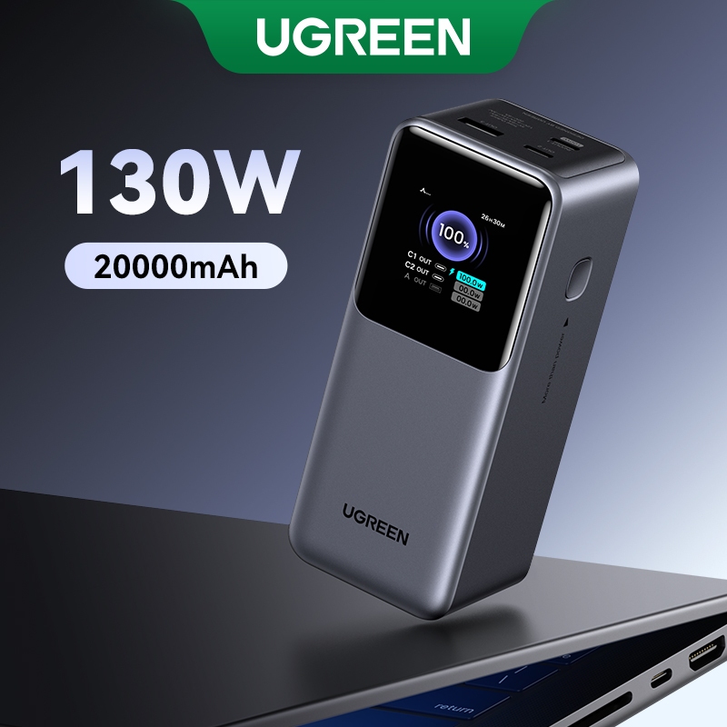 Sạc Dự Phòng UGREEN Nexode Phiên Bản 20000mAh |25000mAh 130W Powerbank cho Laptop iPhone
