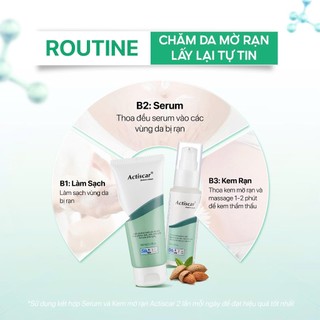 Combo Kem Rạn Da Và Serum Actiscar Stretch Làm Mờ Rạn Do Mang Thai, Dậy Thì, Tăng Cân, Cấp Ẩm Cho Da