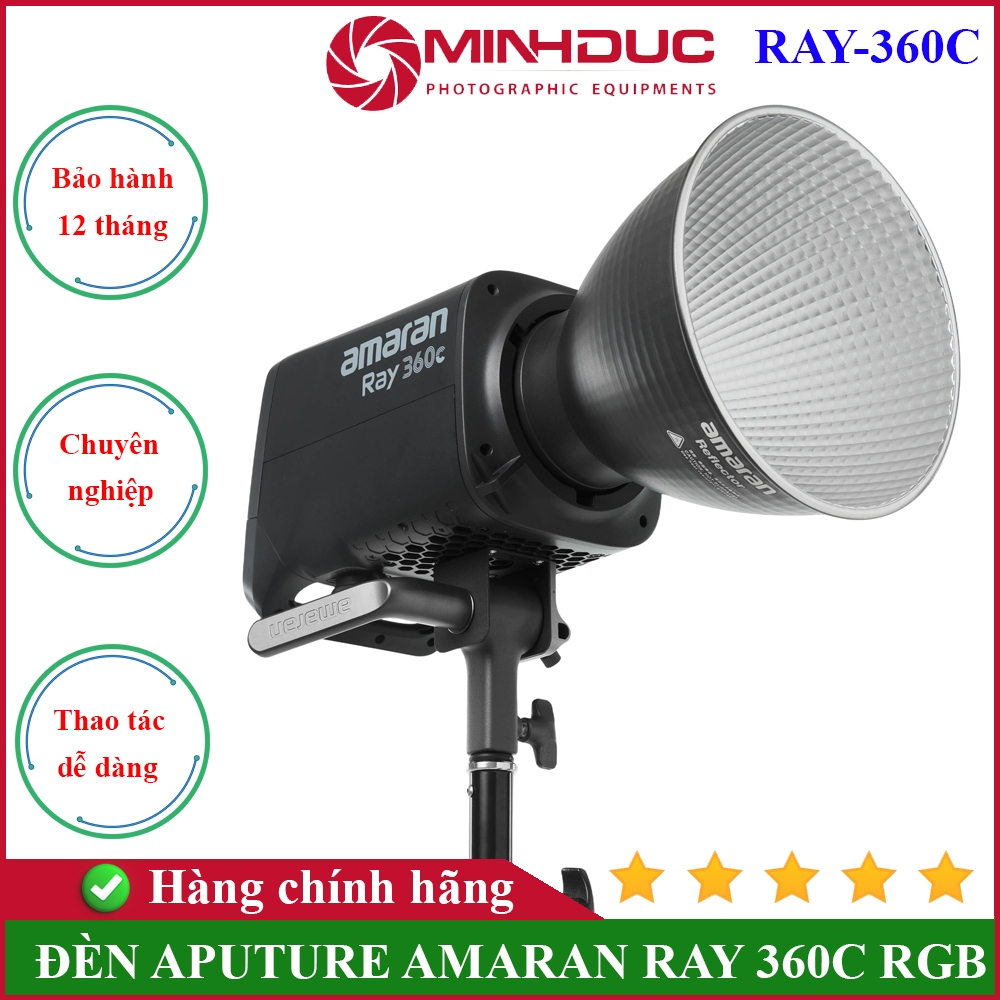 Đèn Led Aputure Amaran Ray 360C RGB Full Color 360W - MINH ĐỨC CAMERA