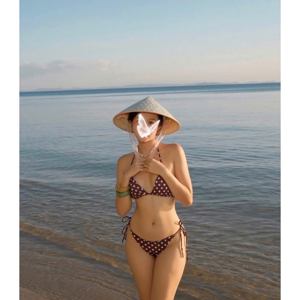 Bikini 2 mảnh đi biển họa tiết chấm bi, Bikini 2 mảnh đi biển cao cấp tôn dáng  - H33 | BigBuy360 - bigbuy360.vn
