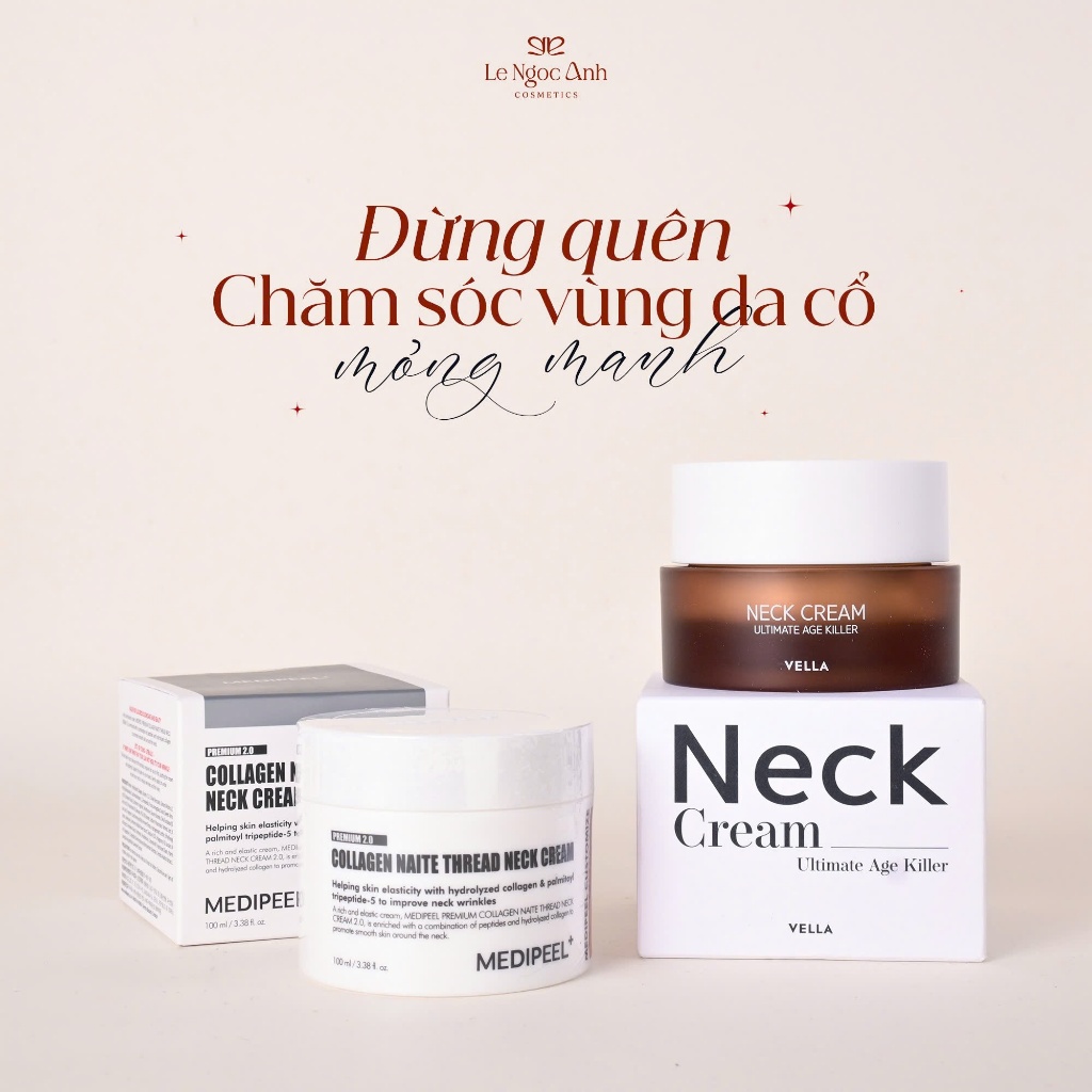 Kem Dưỡng Ngăn Ngừa Lão Hóa Vùng Da Cổ Neck Cream - Vella & Medipeel+