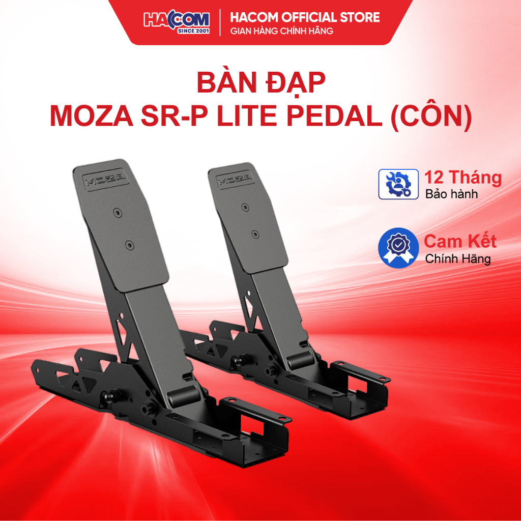 Bàn Đạp Moza SR-P Lite Pedal (Côn) TƯƠNG THÍCH VỚI MOZA R3 VÀ R5 - BH 12 Tháng HACOM PC