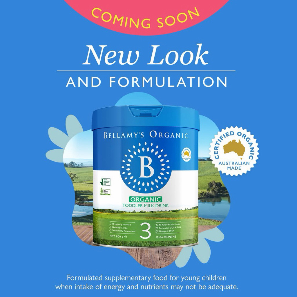 Sữa Bellamy’s Organic / Dòng sữa Úc duy nhất đạt chứng nhận kép Organic