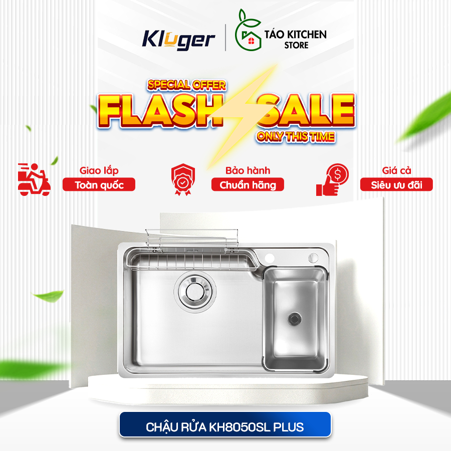 Chậu rửa bát Kluger KH8050SL Plus - Chậu Rửa Bát Home Style