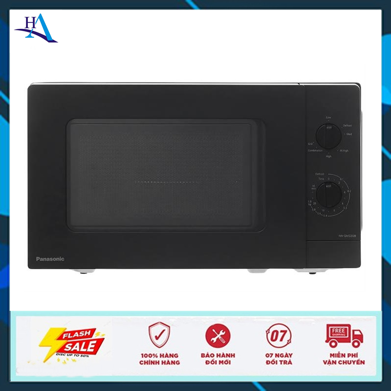 Lò vi sóng có nướng Panasonic NN-GM22QBYUE 20 lít (Free Ship Nội Thành TP.HCM-Ngoài Tỉnh Liên Hệ Sho
