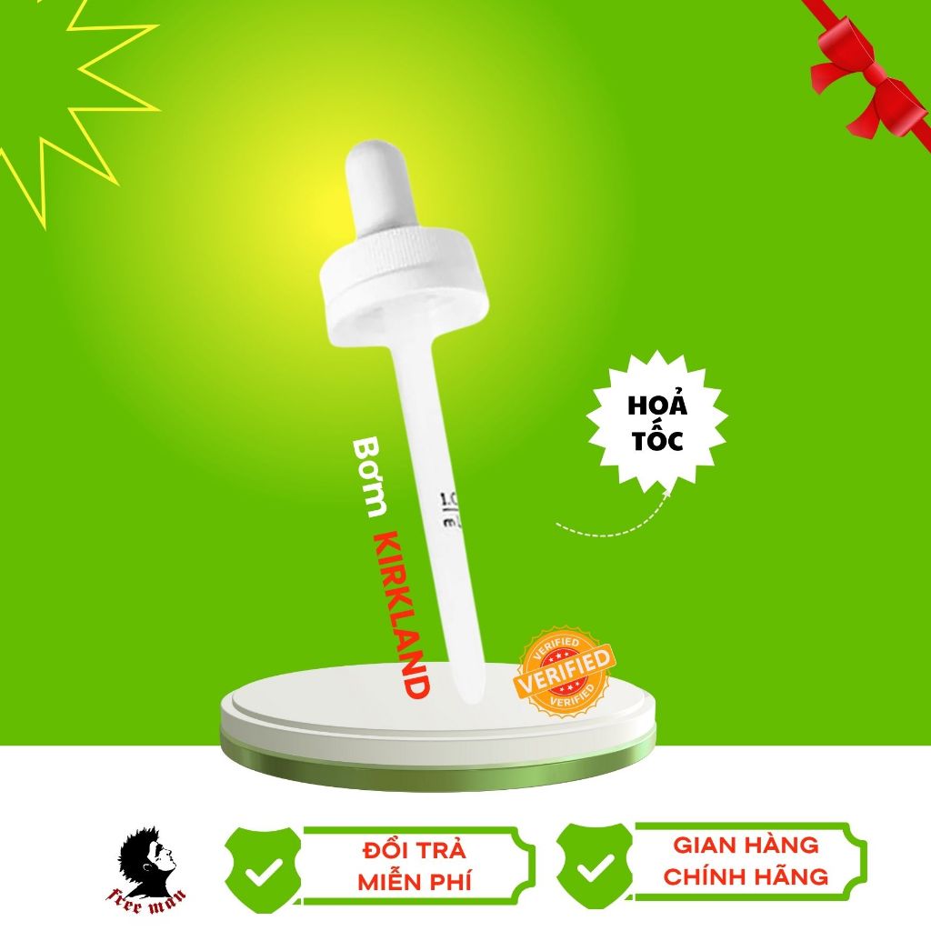 Ống bơm Zin Minoxi-dil của hãng 1ml - Ống bơm hãng Minoxi-dil 5% cho chai Xịt mọc tóc