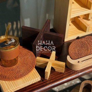 Đôn gỗ mini đặt cây cảnh - Decor cây cảnh CCG11