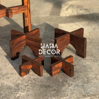 Đôn gỗ mini đặt cây cảnh - Decor cây cảnh CCG11