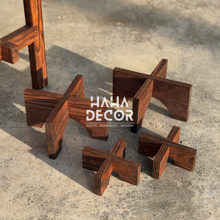 Đôn gỗ mini đặt cây cảnh - Decor cây cảnh CCG11