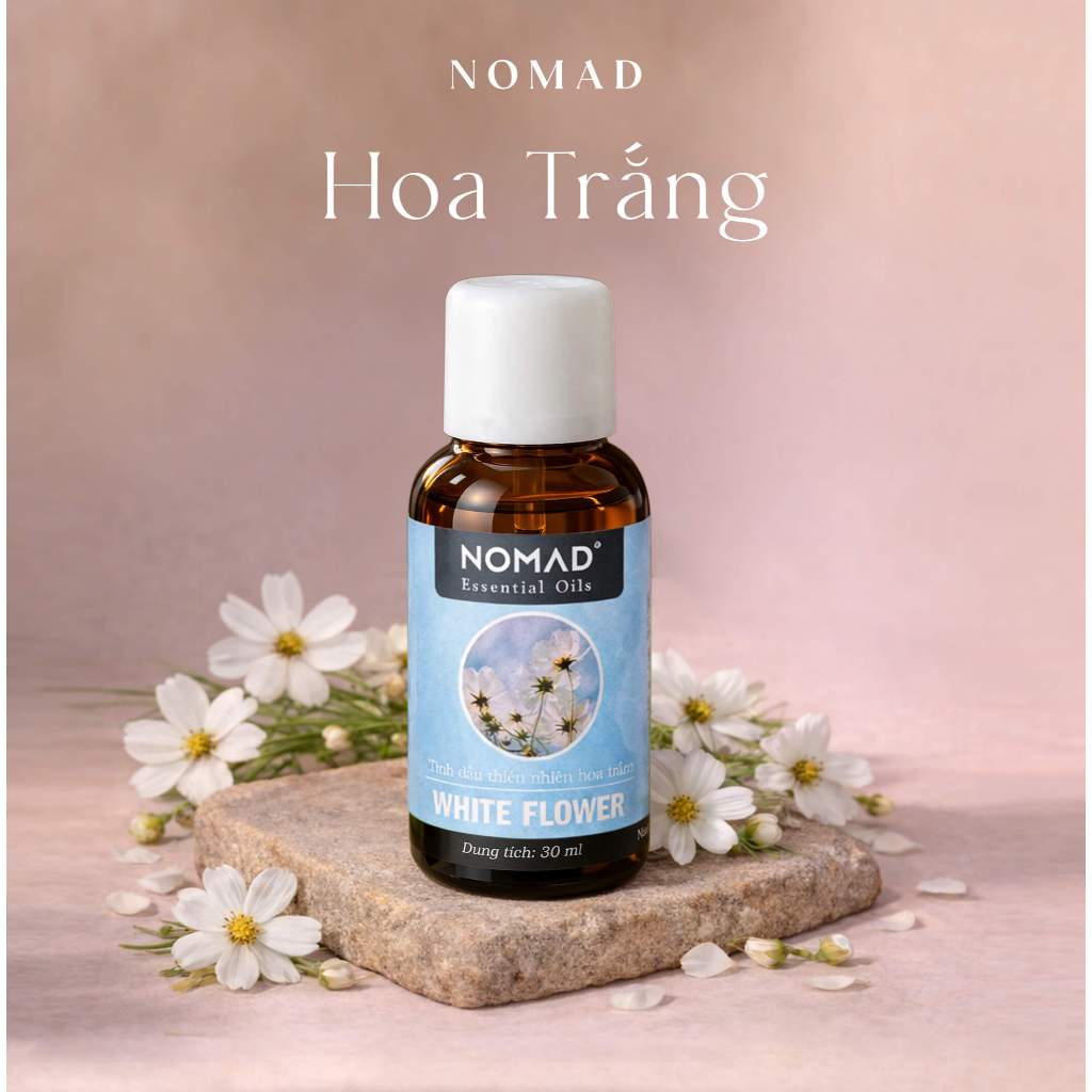 Tinh dầu Hoa Trắng Nomad Essential Oil - White Flower