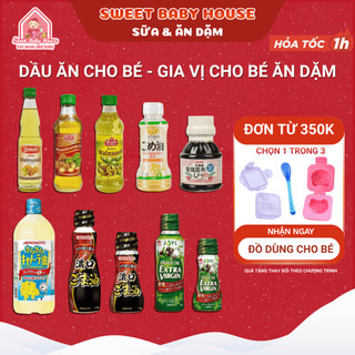 Dầu ăn cho bé - Gia vị cho bé ăn dặm - Sweet Baby House