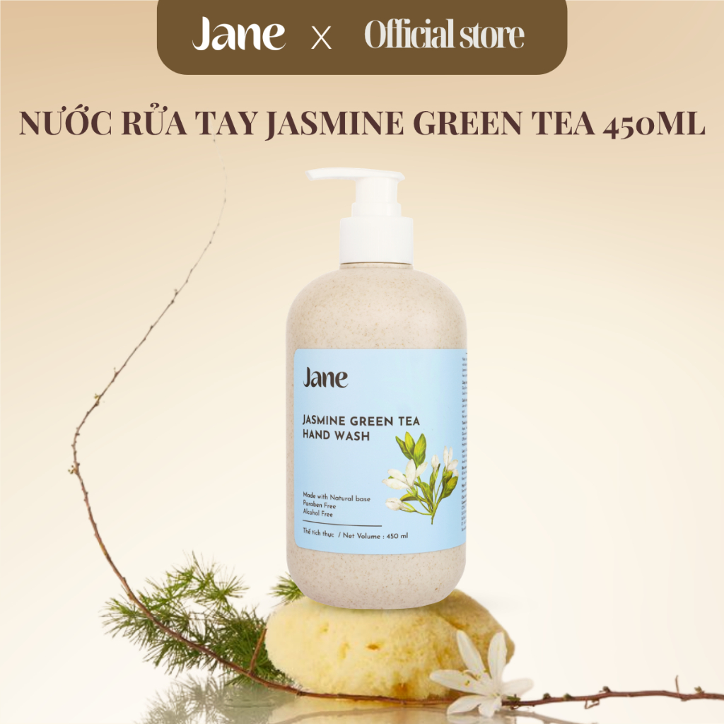Nước rửa tay Jane Jasmine Green Tea 450ml