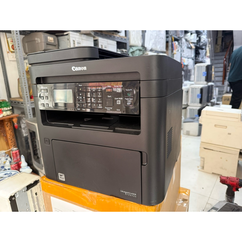 Máy in đa năng Calon MF264dw 264 264DW - in điện thoại - 2 mặt - coppy/Scan ADF - đã qua sử dụng