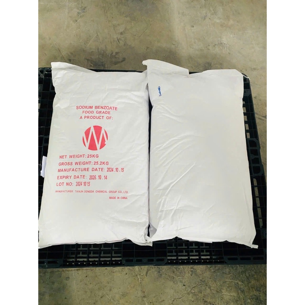 (chọn 1 đơn 1 bao) BENZOATE TRUNG QUỐC, CHẤT BẢO QUẢN THỰC PHẨM E211