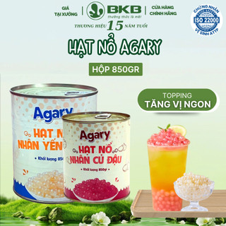 Agary hạt nổ đóng lon 850gr tiện lợi, dễ dùng, dễ bảo quản