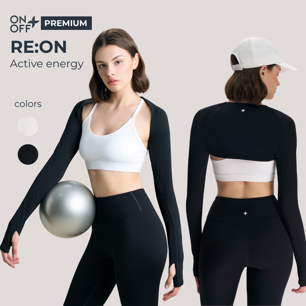 Áo khoác thể thao nữ Bolero Jacket LINE ON dáng lửng hỗ trợ tập gym chơi tennis pickleball ONOFF - 1