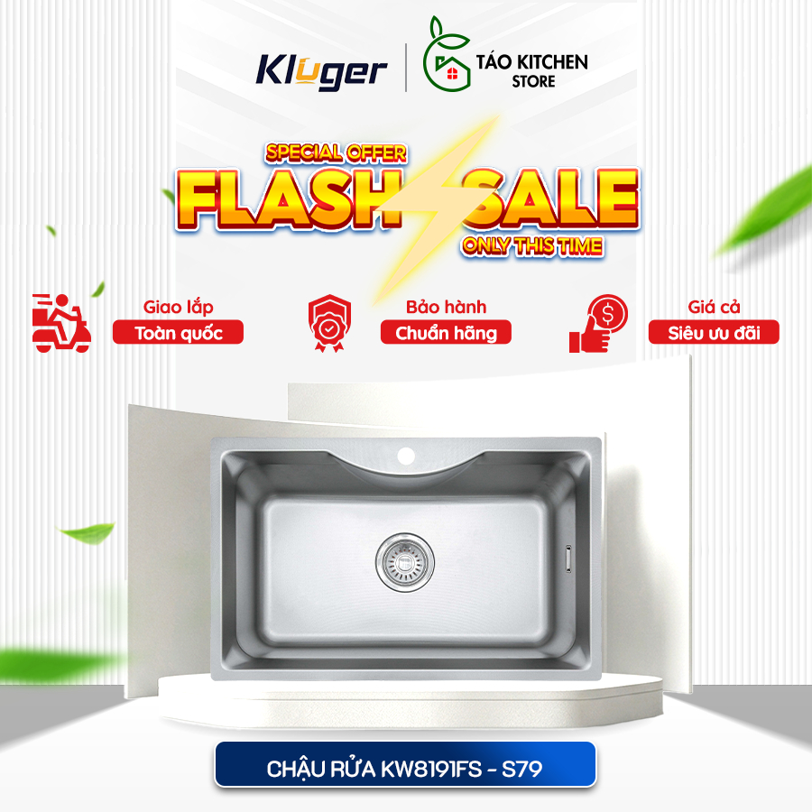 Chậu rửa chén Kluger KW8191FS - S79 - Chậu Rửa Bát Cho Nhà Thuê