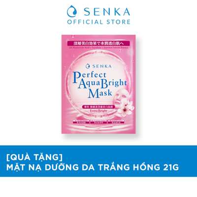 [HB GIFT] SENKA MẶT NẠ DƯỠNG DA TRẮNG HỒNG 21G(SENKA PERFECT AQUA BRIGHT MASK EXTRA BRIGHT 21G)