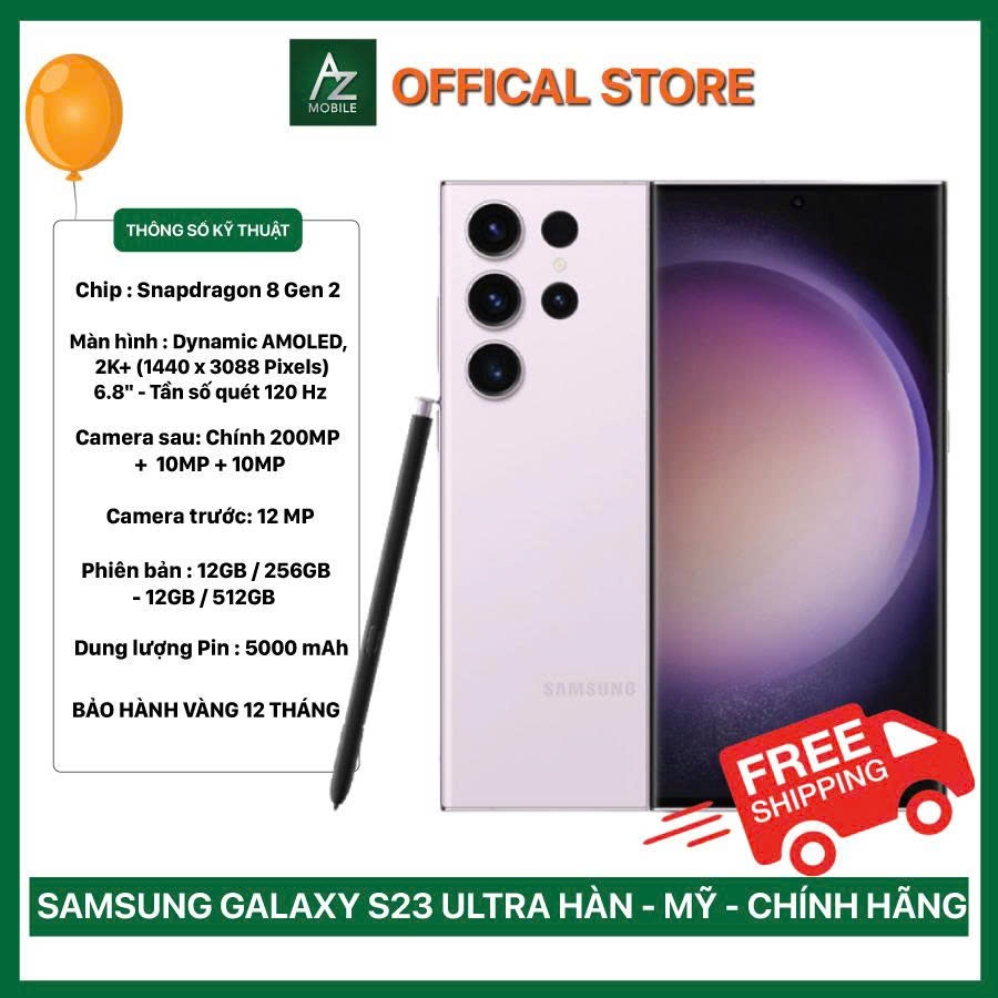 Samsung S23 Ultra 5G Mỹ/Hàn/Việt Nam Máy NEW SEAL fullbox Bảo Hành 12 Tháng