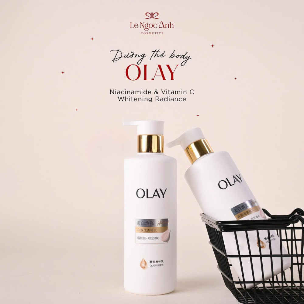 [Hàng Công Ty] Kem Dưỡng Thể Olay Niacinamide & Vitamin C Whitening Radiance 260g