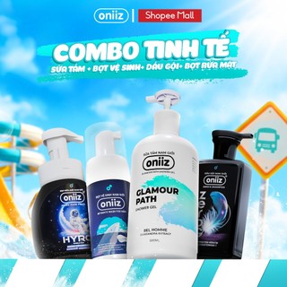 Combo Tinh Tế - Bọt vệ sinh nam giới , Sữa tắm hương nước hoa Oniiz, Dầu gội nam tính mới, Bọt rửa mặt mặt nam