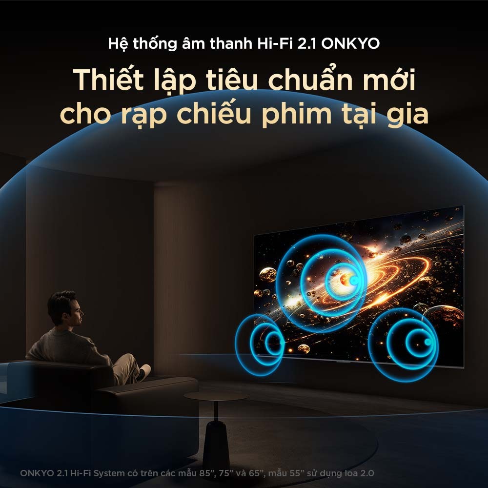【QD-Mini】55inch , 4K QD-MiniLED Google TV TCL 55T8D  2026 mới , Tần Số Quét 144Hz, ONKYO 2.1, Lắp 0Đ HN HCM | BigBuy360 - bigbuy360.vn