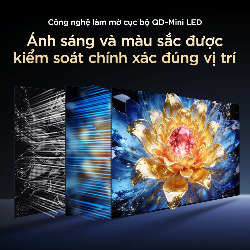【QD-Mini】55inch , 4K QD-MiniLED Google TV TCL 55T8D  2026 mới , Tần Số Quét 144Hz, ONKYO 2.1, Lắp 0Đ HN HCM | BigBuy360 - bigbuy360.vn