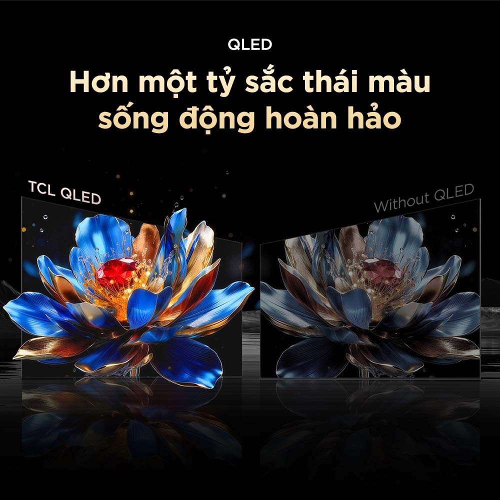 【QD-Mini】55inch , 4K QD-MiniLED Google TV TCL 55T8D  2026 mới , Tần Số Quét 144Hz, ONKYO 2.1, Lắp 0Đ HN HCM | BigBuy360 - bigbuy360.vn